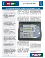 Tascam FW-1884 - Brochure